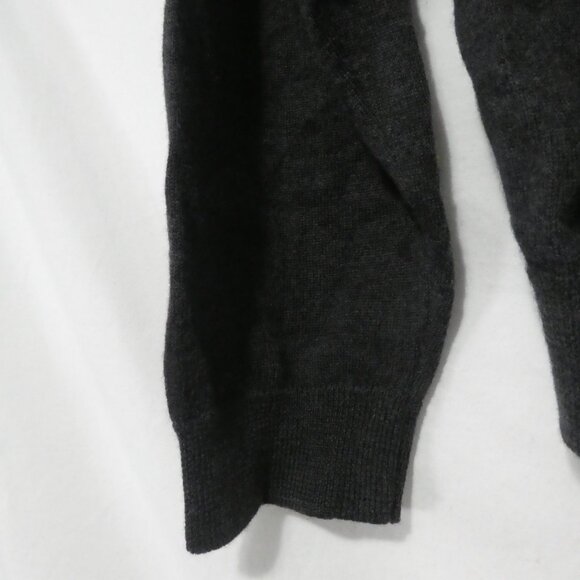 Classic Black Mock Neck Sweater | 17.5 inches pit to pit measured - Picture 6 of 14